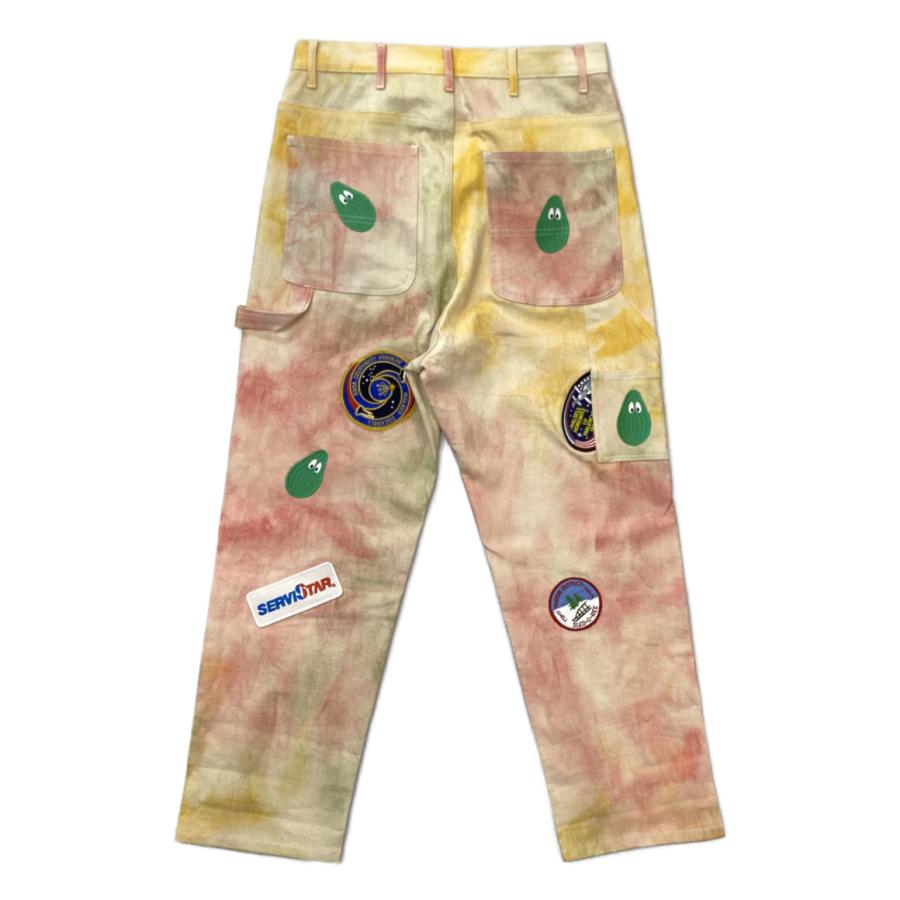 モニタリー 刺繍 パッチ ペインター パンツ Embroidery Drop