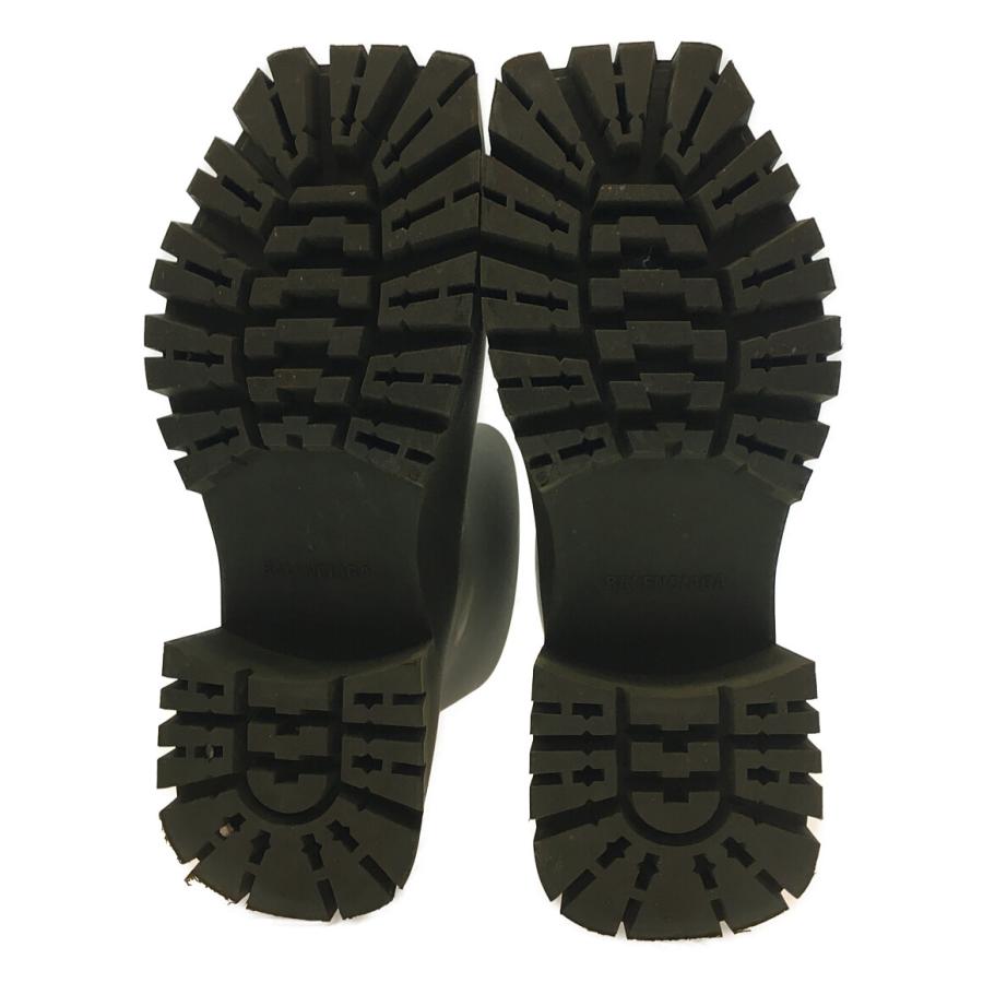 バレンシアガ ブーツ ラバーブーツ TROOPER RUBBER BOOT カーキ