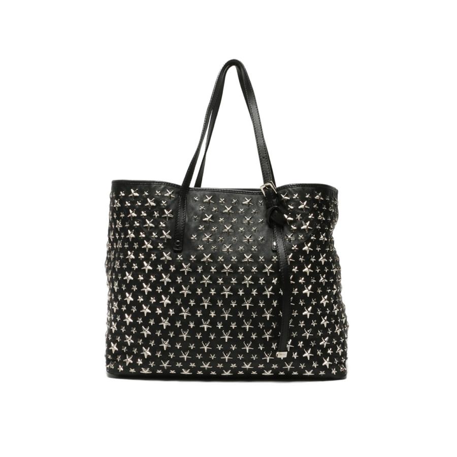 ジミーチュウ メンズトート 星スタッズ ブラック JIMMYCHOO ジミーチュウ トートバッグ スタースタッズ ブラック