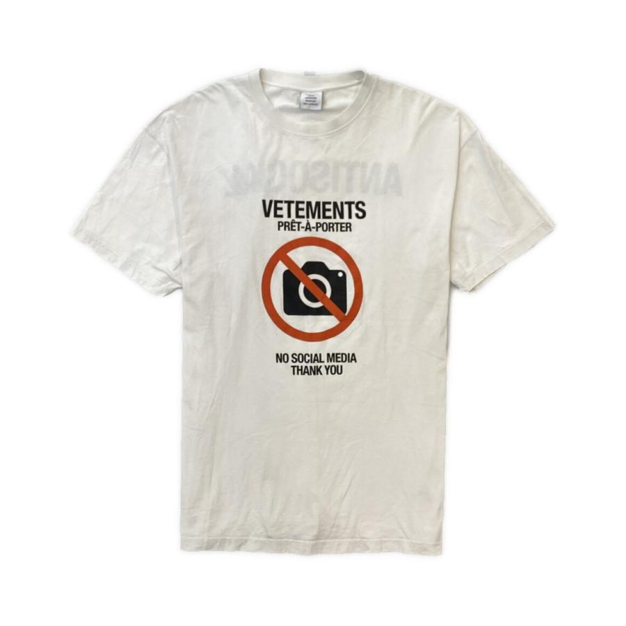 ヴェトモン 半袖Tシャツ ANTI SOCIAL TEE 20ss メンズ SIZE L ヴェトモン 半袖Tシャツ ANTI SOCIAL TEE 20ss メンズ SIZE L