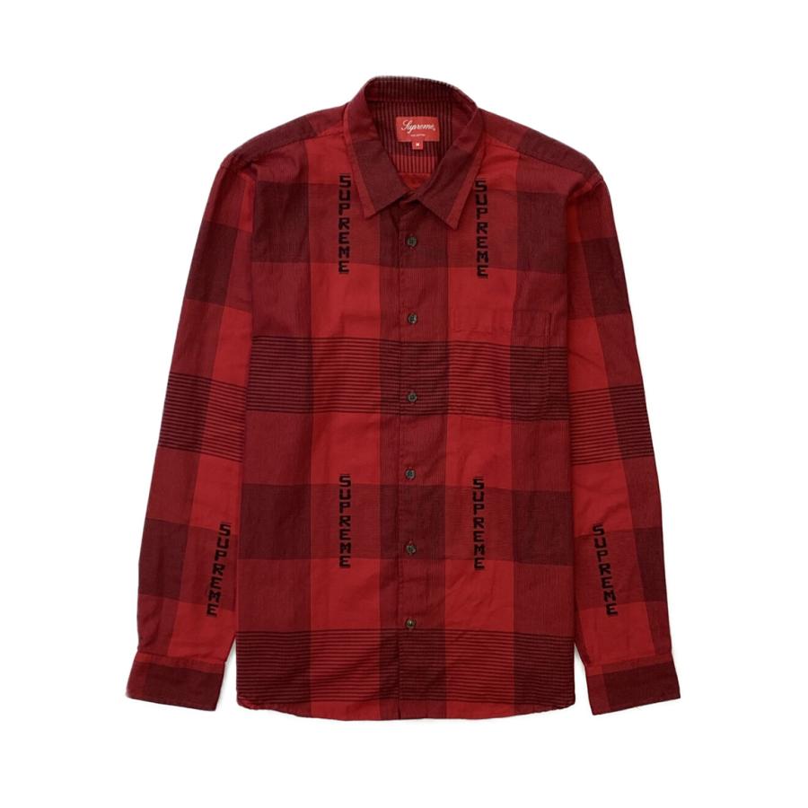 Supreme チェック柄 長袖シャツ S Supreme☆23FW WEEK 4 チェック柄 長袖 フランネルシャツ