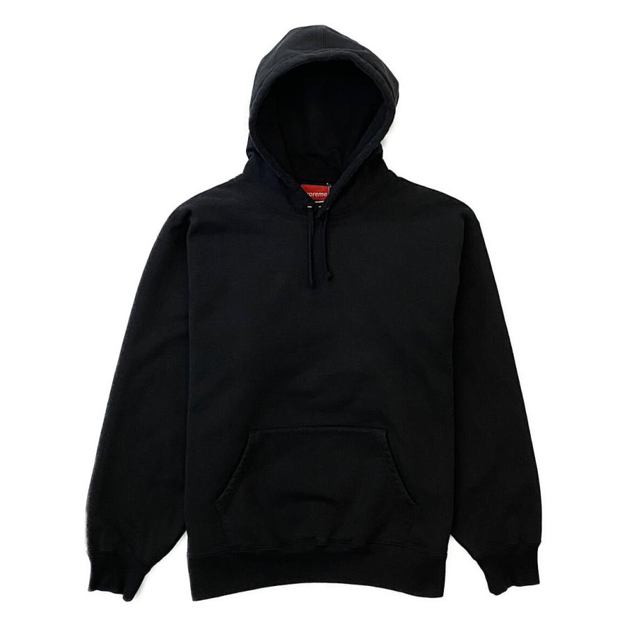 シュプリーム パーカー satin applique hooded sweatshirt メンズ SIZE