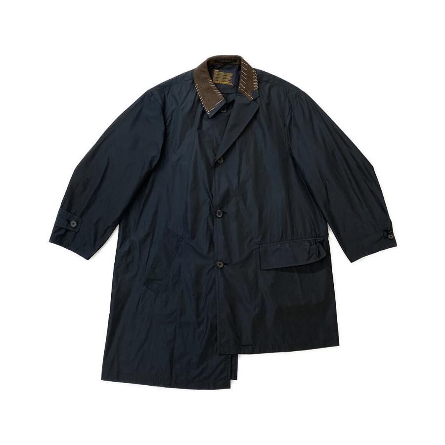 カラー コート アシンメトリー ステンカラー DSMG別注 21ss メンズ