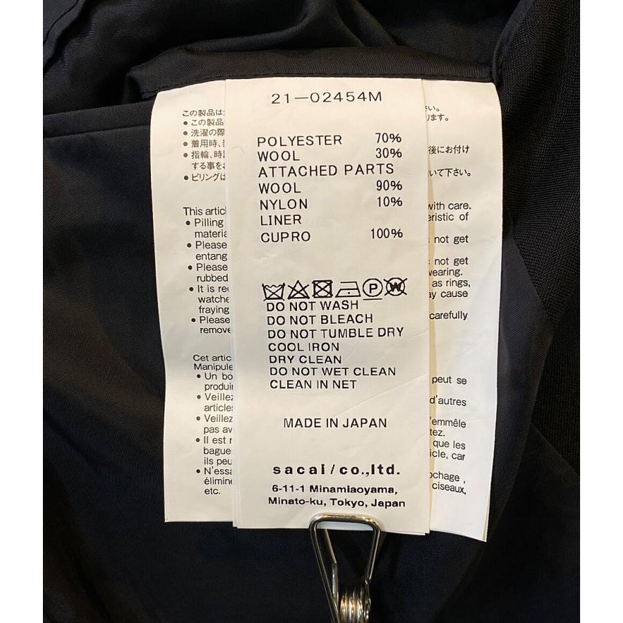 サカイ シングルコート 二重襟 21aw 2102454M メンズ SIZE 1 sacai