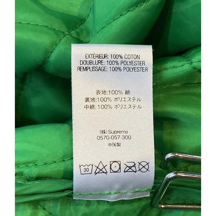 シュプリーム 中綿入りコート 花柄 PEACOCK JACKET Bright Green 21ss