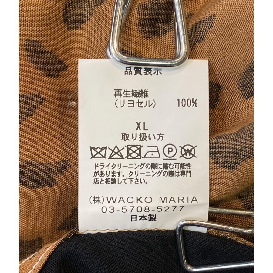 ワコマリア 半袖シャツ LEOPARD two-tone 50s shirt メンズ SIZE XL