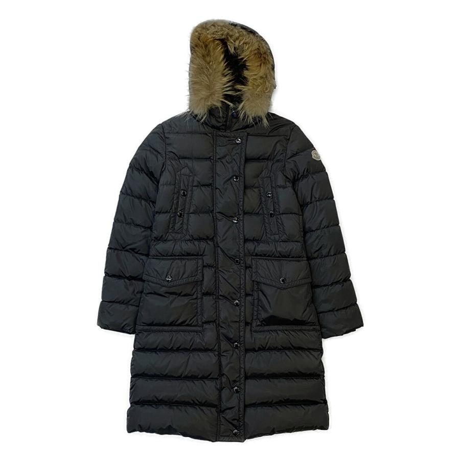 モンクレール ファーフードダウンコート 020934931296 レディース SIZE 