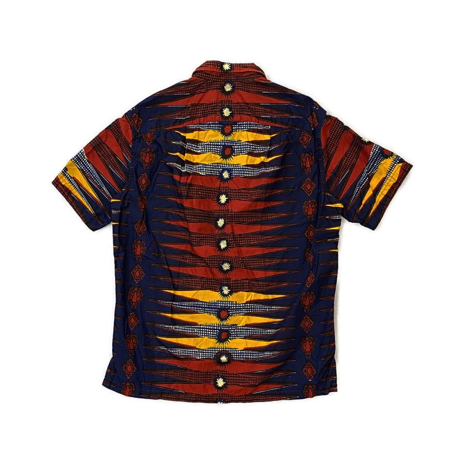 モニタリー 半袖シャツ Batik shirt オ-プンカラ- メンズ SIZE L 