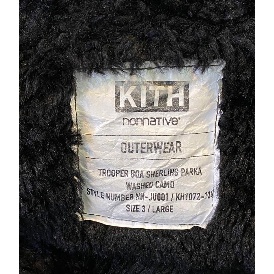 キス ノンネイティブ パーカー TROOPER SHERLING PARKA 迷彩 NN-KITH 