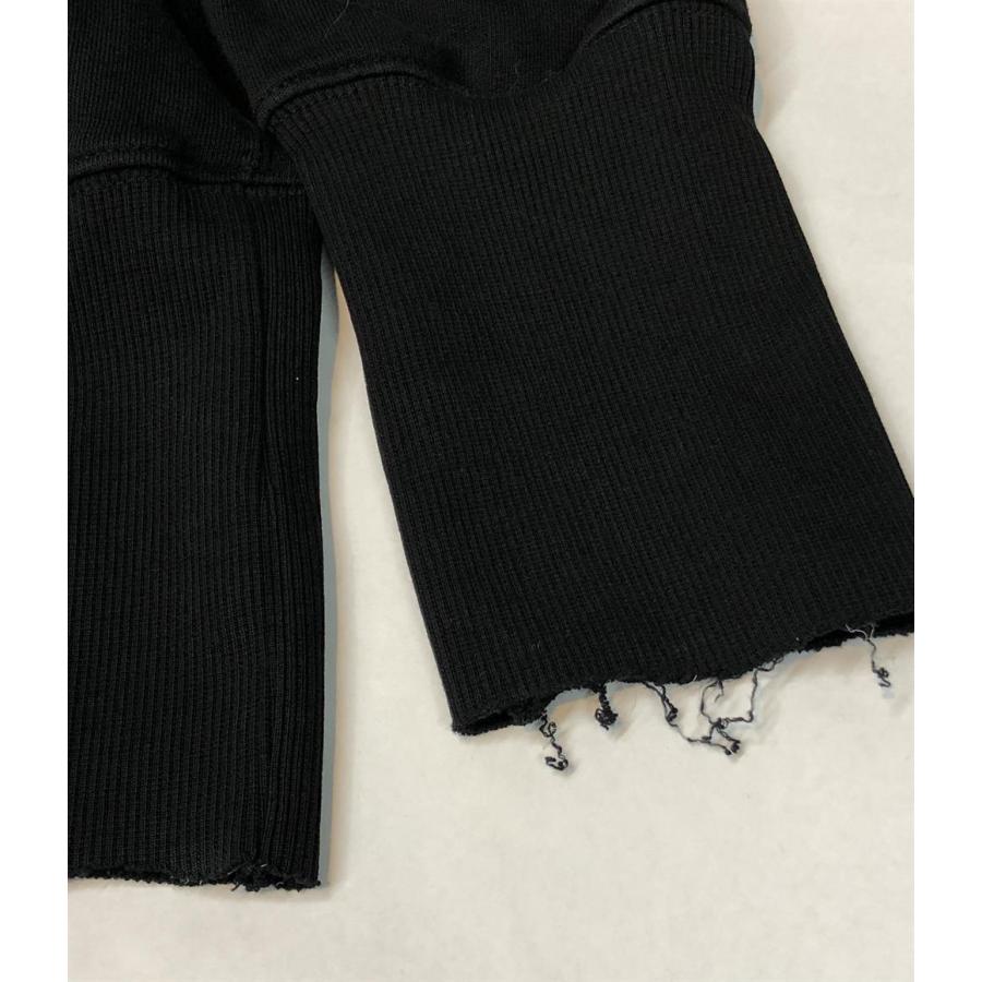 トップス VETEMENTS CARTOON HOODIE ヴェトモン スウェットパーカー ブラック パッチ 刺繍 Cartoon Hoodie