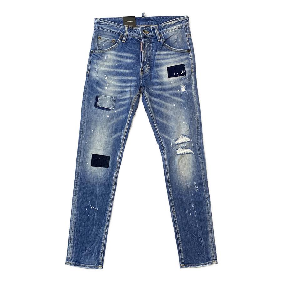 ディースクエアード dsquared2 メンズ 加工デニム クラッシュ 44
