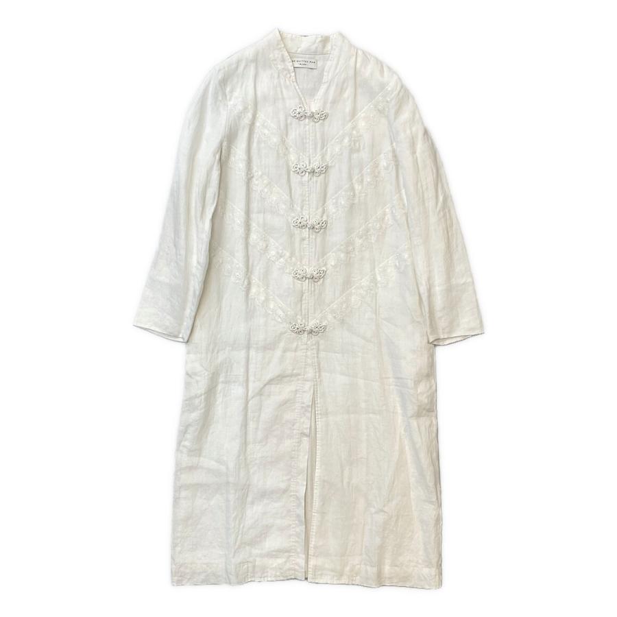 ヌキテパ ワンピース チャイナシャツロングワンピース ガウン  