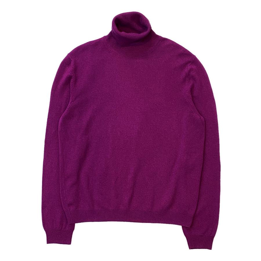 グッチ ニット タートルネックセーター パープル レディース SIZE L  