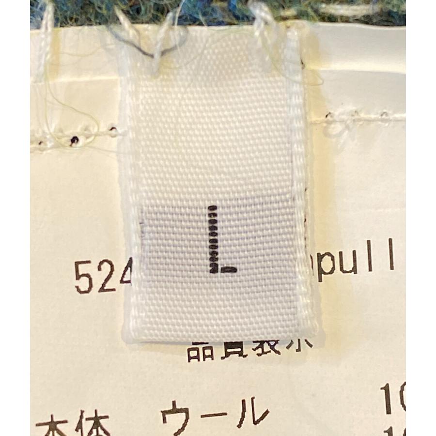 ブレス タートルネックニット 編地切替 ウール PASSENPULLI 21FW ブレス タートルネックニット 編地切替 ウール PASSENPULLI 21FW
