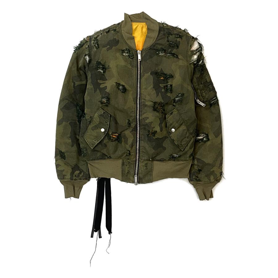 アンラベルプロジェクト フライトジャケット CRUSH BOMBER JKT メンズ