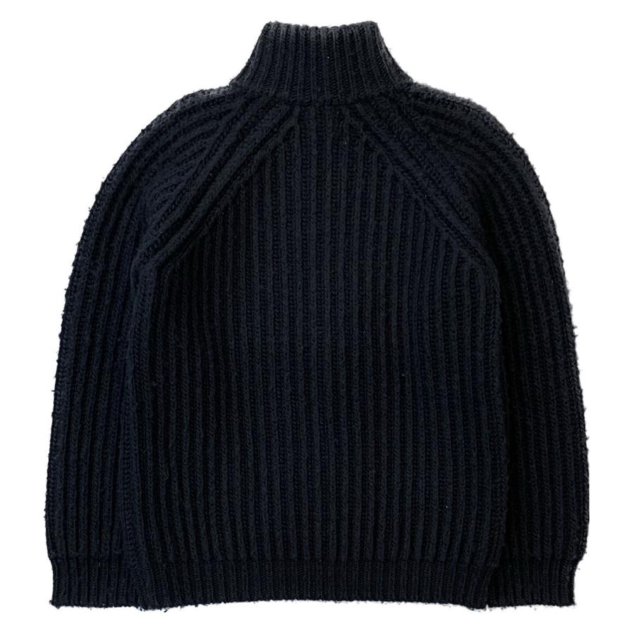 オーラリー ニットブルゾン ジップアップ SUPER MILLED RIB KNIT オーラリー ニットブルゾン ジップアップ SUPER MILLED RIB KNIT