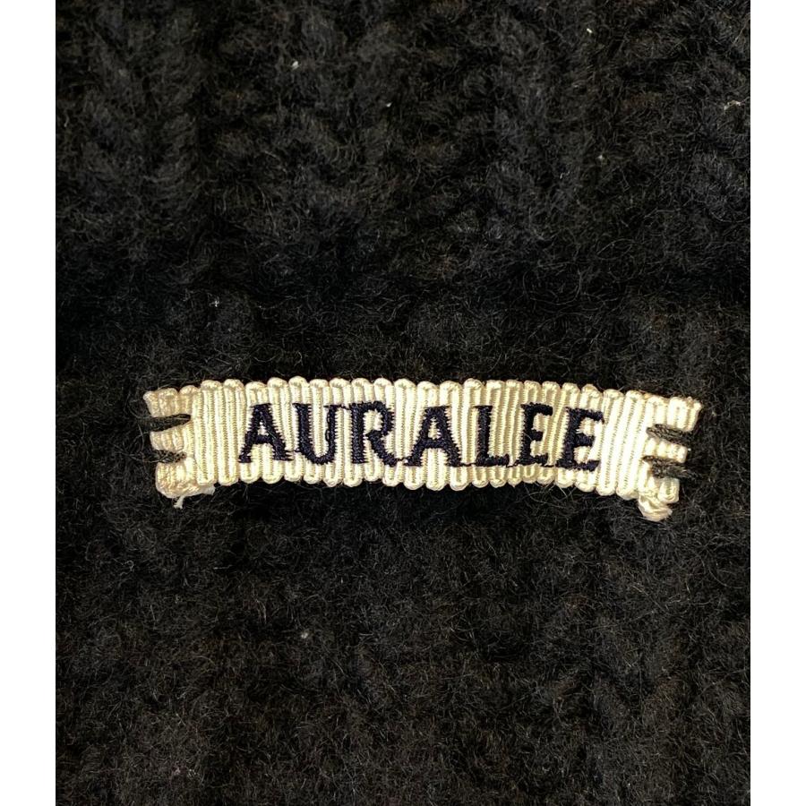 オーラリー ニットブルゾン ジップアップ SUPER MILLED RIB KNIT オーラリー ニットブルゾン ジップアップ SUPER MILLED RIB KNIT