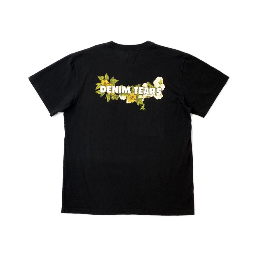 デニムティアーズ 半袖Tシャツ ブラック プリント DT-A21-0000-005