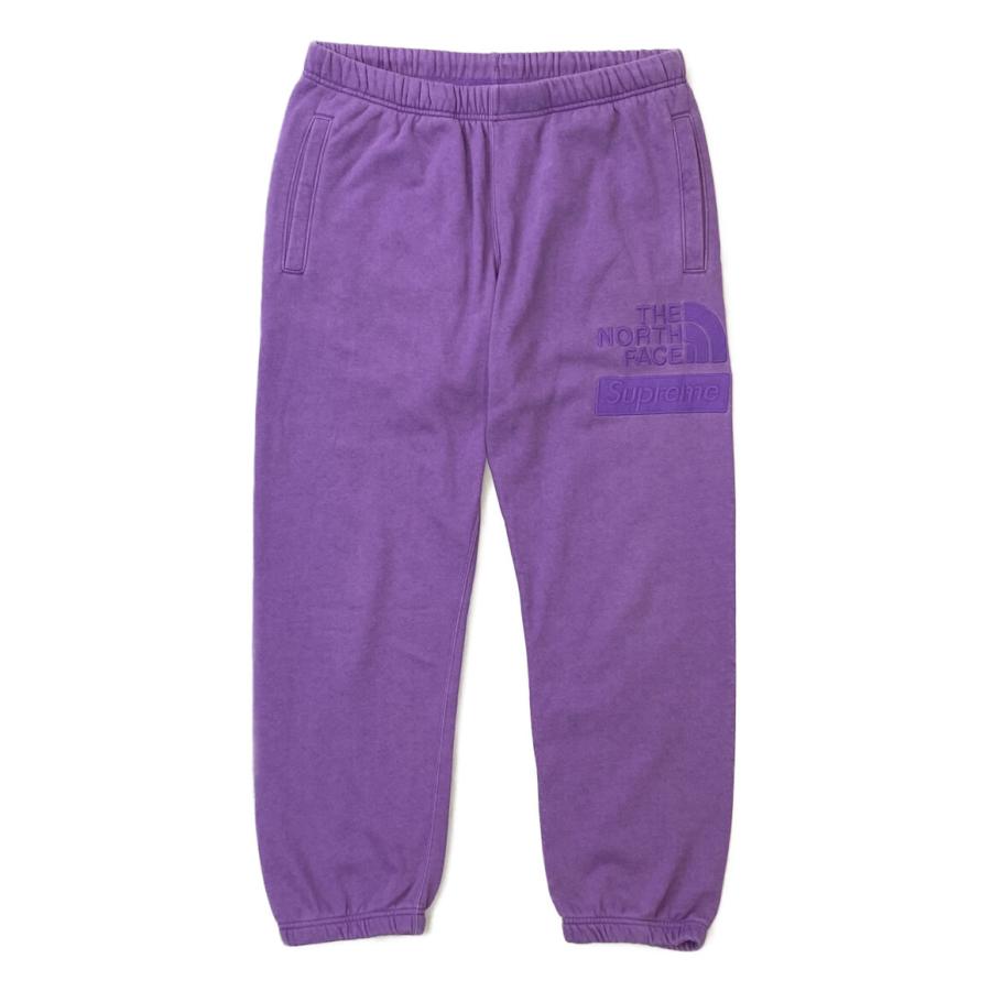 紫色 シュプリームパンツsupreme パープルスウェットパンツ