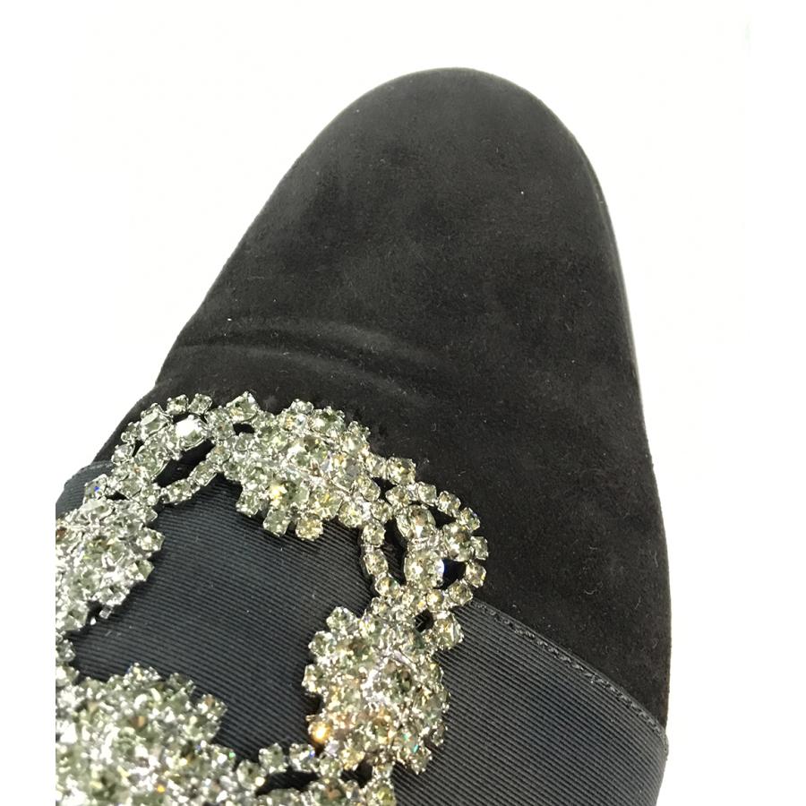 マノロ ブラニク ローファー ビジュ スエード メンズ SIZE 6 MANOKO