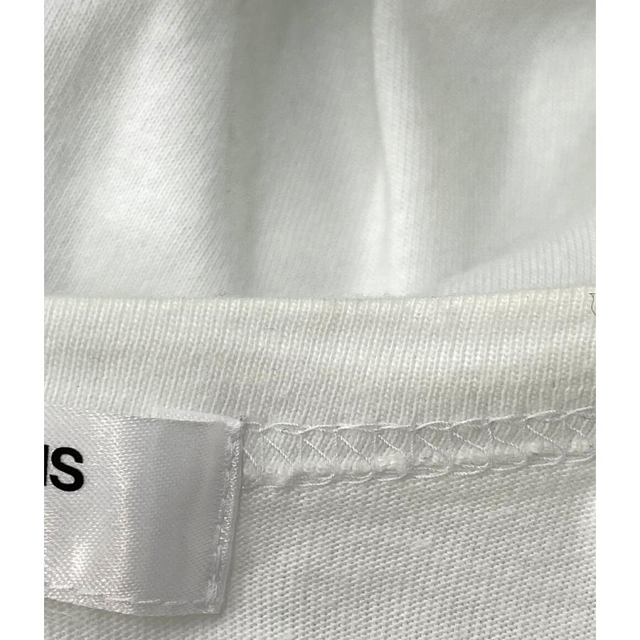 コムデギャルソン 半袖Tシャツ ギャザーフリル ホワイト 20aw