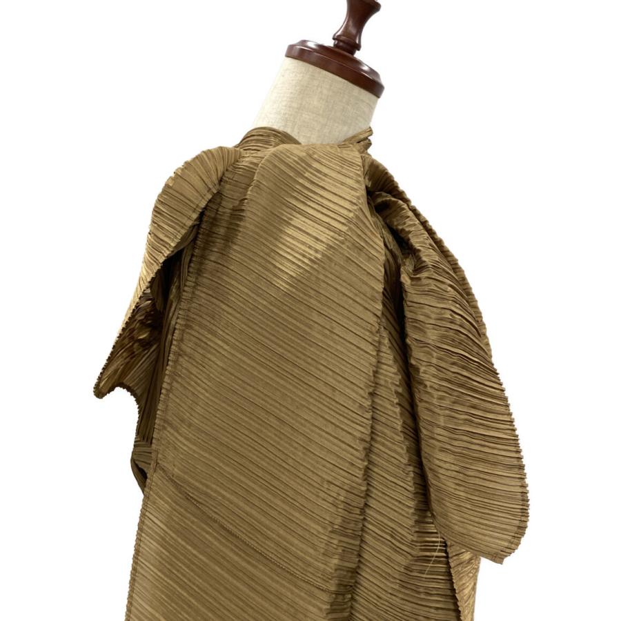 プリーツプリーズ ポンチョ アシンメトリーロングポンチョ PP34