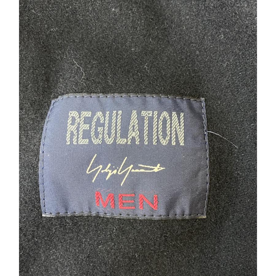 ヨウジヤマモト　レギュレーション　フードコート レギュレーション ヨウジヤマモト スナップボタンフードコート