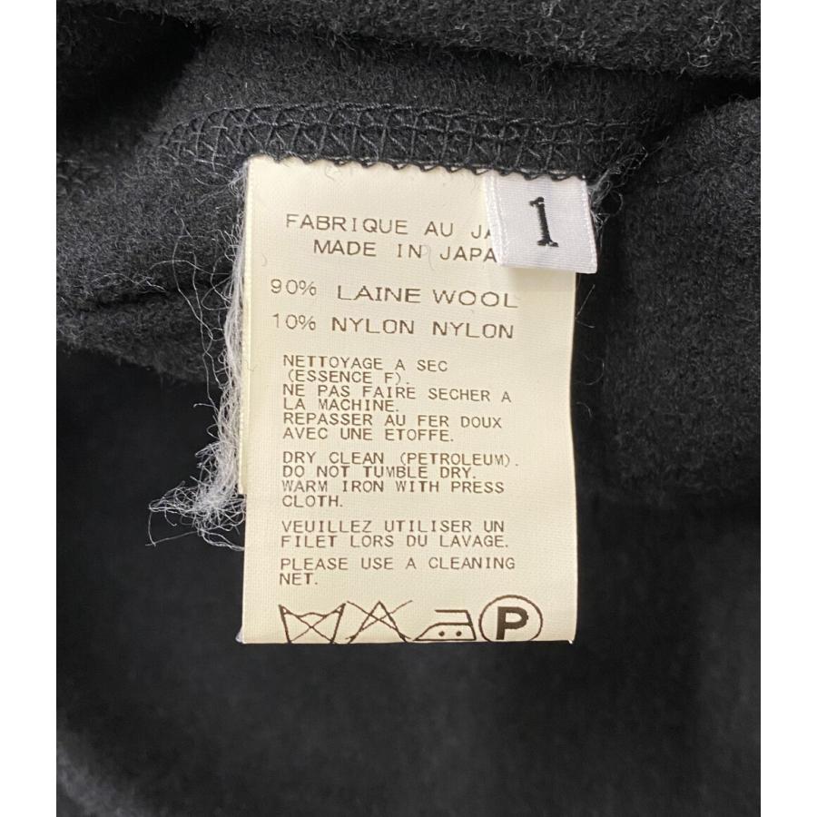 レギュレーションヨウジヤマモト 16AW レザー切替 ドクターコート ジャケット レギュレーションヨウジヤマモト 16AW レザー切替 ドクター