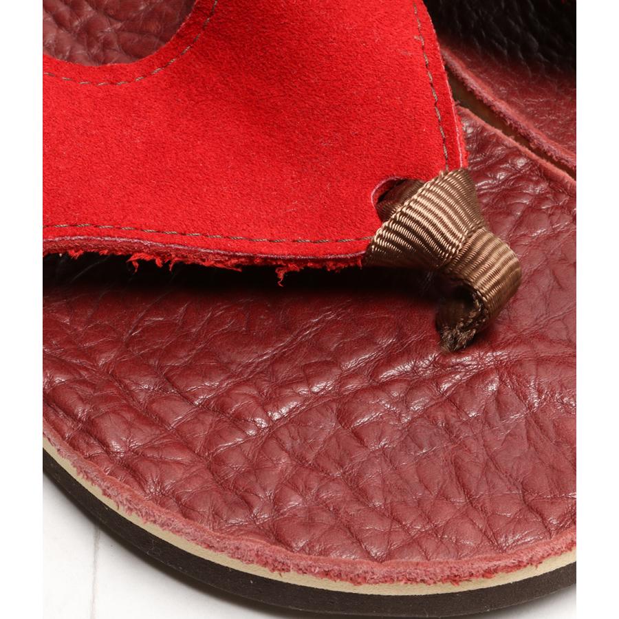 サンダルマン サンダル レッド メンズ SIZE 8 THE SANDALMAN 中古  