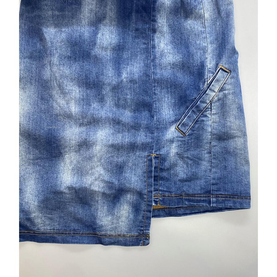 グラム デニムパーカー ウォッシュ加工 ビックシルエット メンズ SIZE 