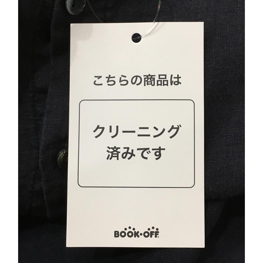 ネストローブ 長袖ワンピース リネン2WAYパフスリーブ 01214-1121
