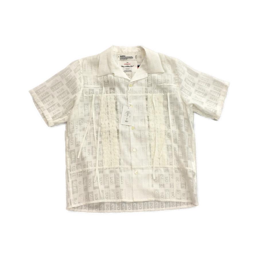ダイリク 半袖シャツ LOVE Open Collor Shirt 22ss メンズ SIZE S 