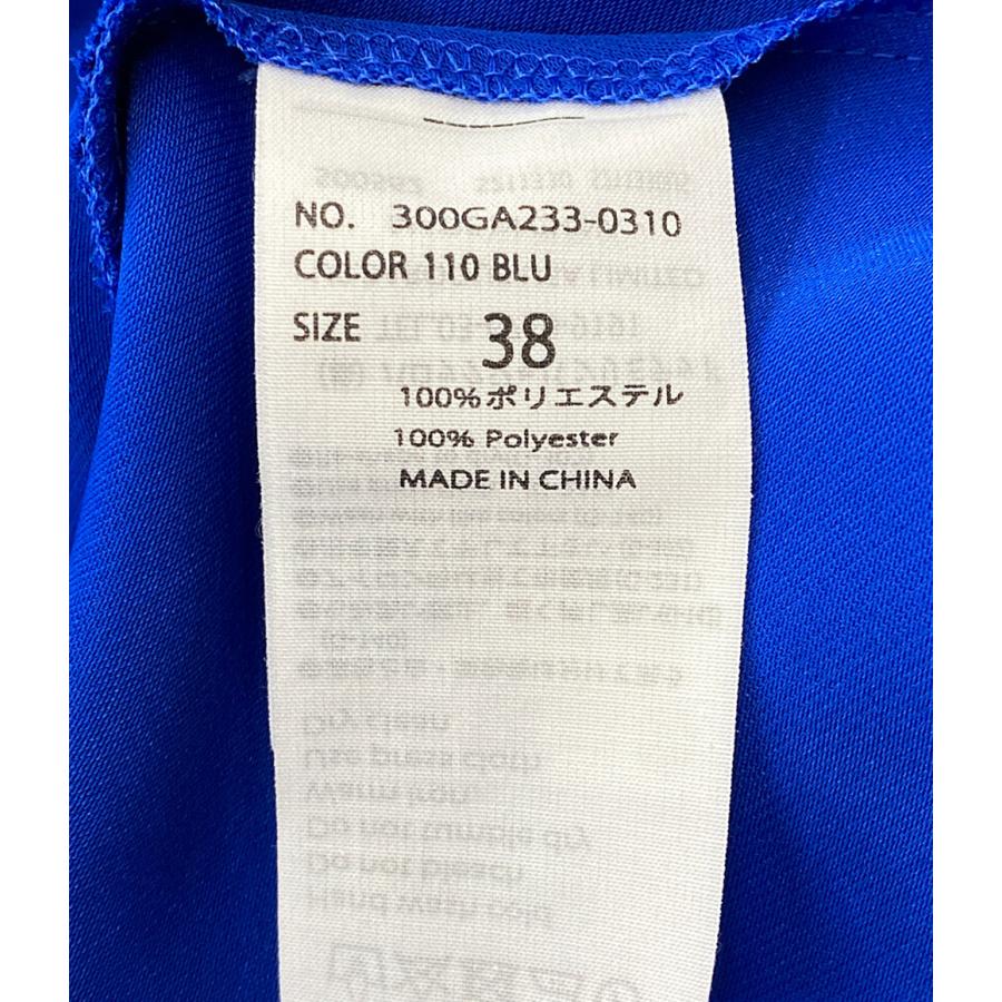 エンフォルド 半袖ワンピース PE TWILL WAVE DRAPE DRS 23aw