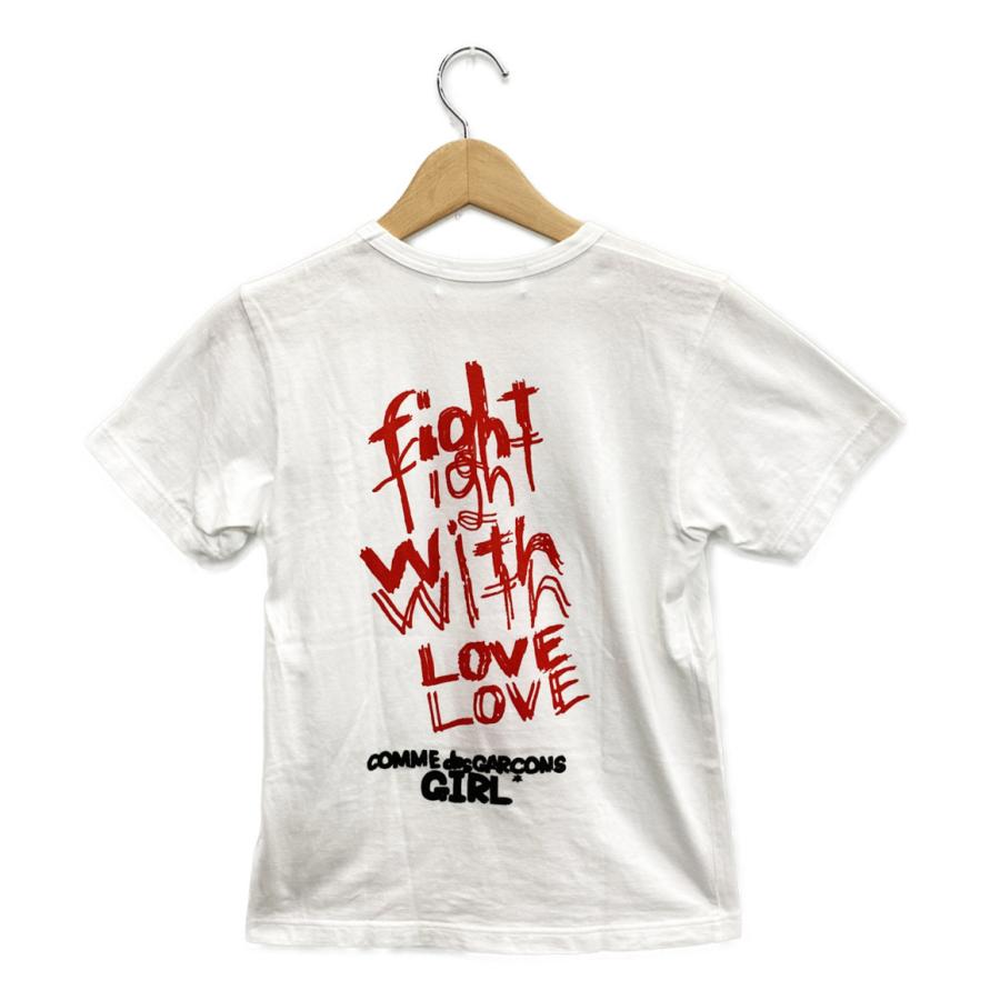 コムデギャルソンガール 半袖Tシャツ ミニー fight with love コムデギャルソンガール 半袖Tシャツ ミニー fight with love