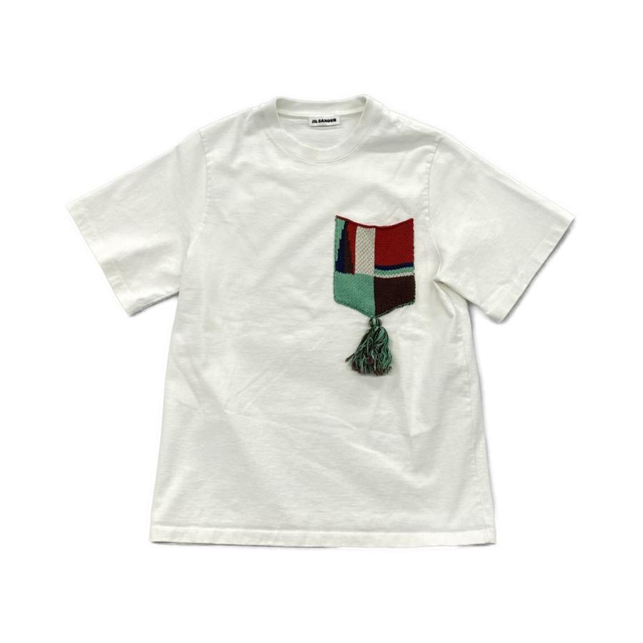 ジルサンダー 半袖Tシャツ フリンジポケット 20SS JSMQ707018