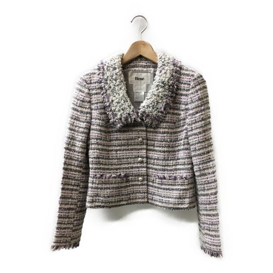 美品 ルネ SIZE 38 (M) ツイードジャケット RENE レディース 中古 :a102776121:rehello by BOOKOFF -  通販 - Yahoo!ショッピング