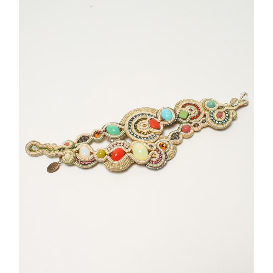 ドリ チャングリ カラーストーン マルチカラー ラインストーン ガラスビーズ 刺 ブレスレット Dori Csengeri レディース 中古 A Hugall Fashion ハグオール 通販 Yahoo ショッピング