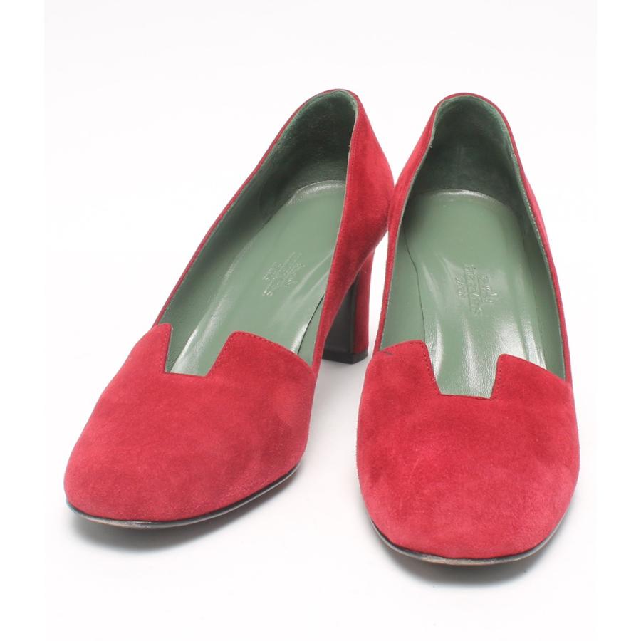 【国際ブランド】 美品 エルメス SIZE 361/2 (M) スエードパンプス HERMES レディース, CROSS CHOP 2cd4ad30