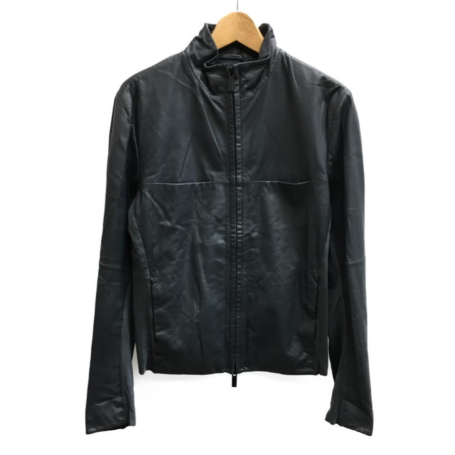 美品 エンポリオアルマーニ Size Ita 46 M レザージャケット S1r08p S1p12 Emporio Armani メンズ 中古 A Hugall Fashion ハグオール 通販 Yahoo ショッピング