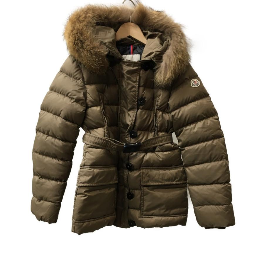 大人気定番商品 モンクレール 美品 Size 中古 レディース Moncler ダウンジャケット ファー付 Mess S 1 コート アウター