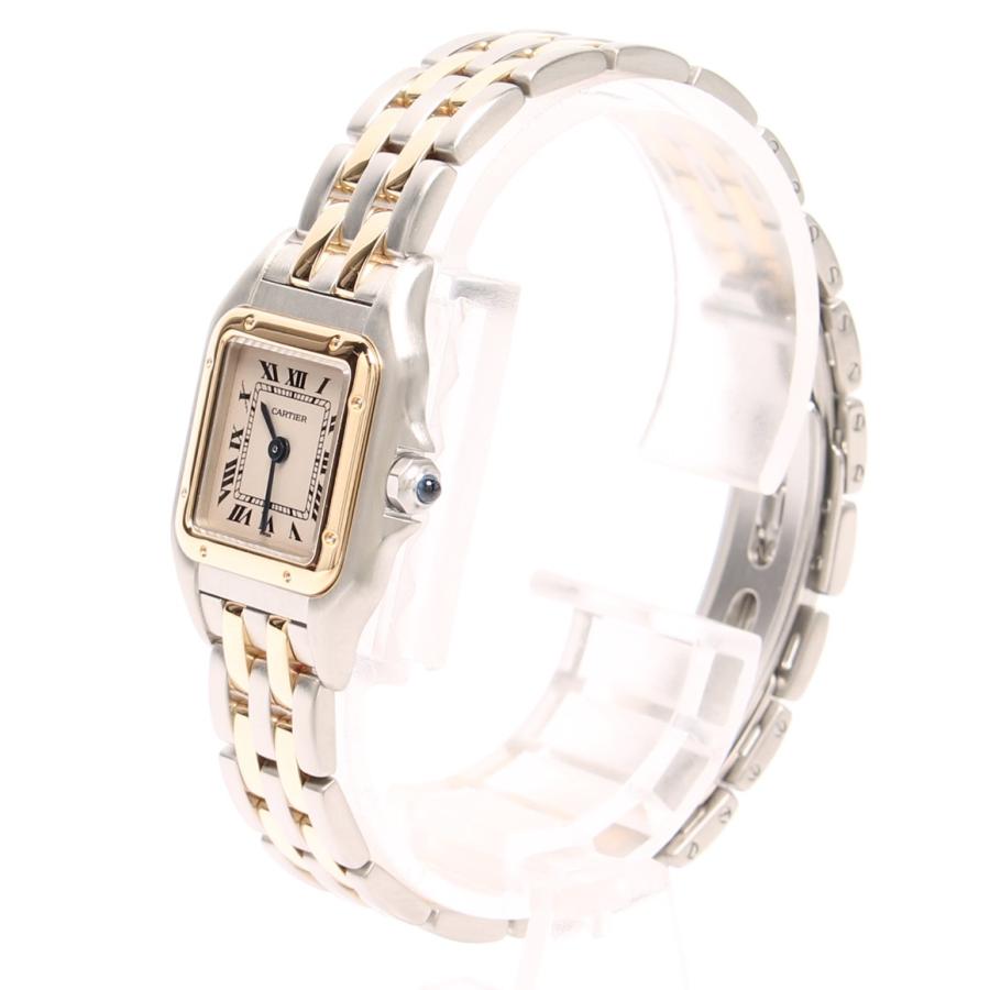 美品 カルティエ 腕時計 パンテール クォーツ ホワイト 1120(CC882686 