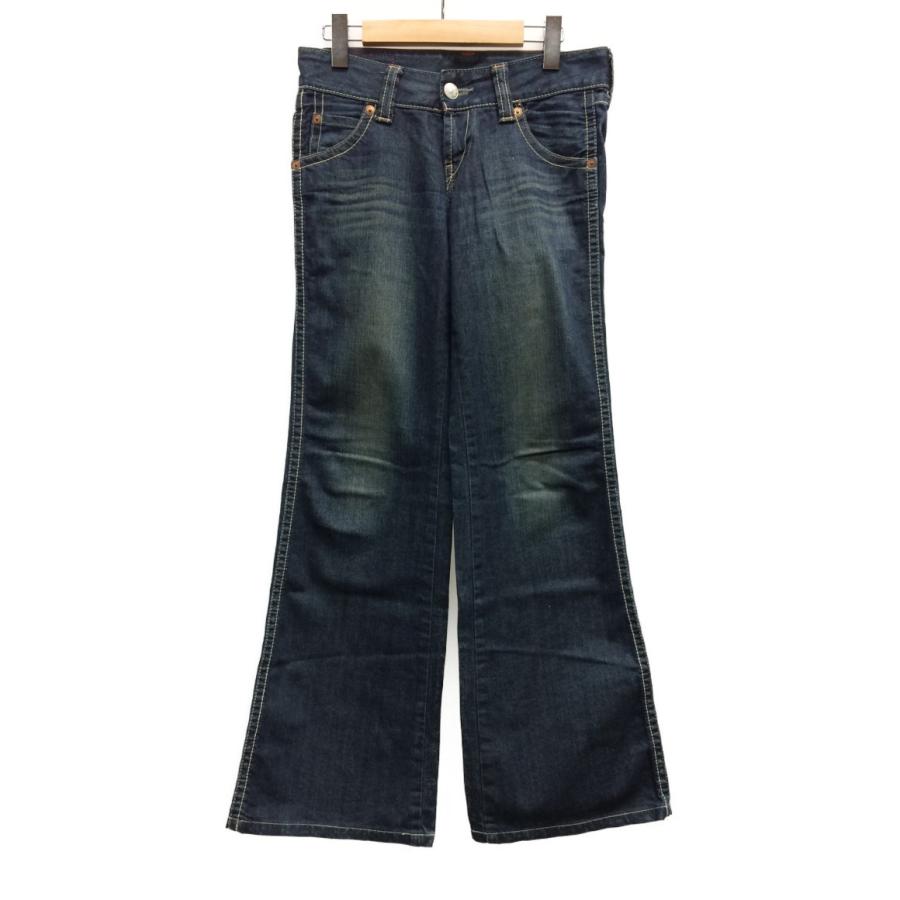 リーバイス Size 27インチ L フレアワイドデニムパンツ Levi S レディース 中古 A Hugall Fashion ハグオール 通販 Yahoo ショッピング