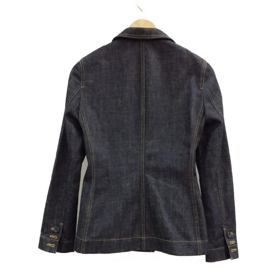 輸入 美品 クリスチャンディオール デニムダブルジャケット SIZE 中古