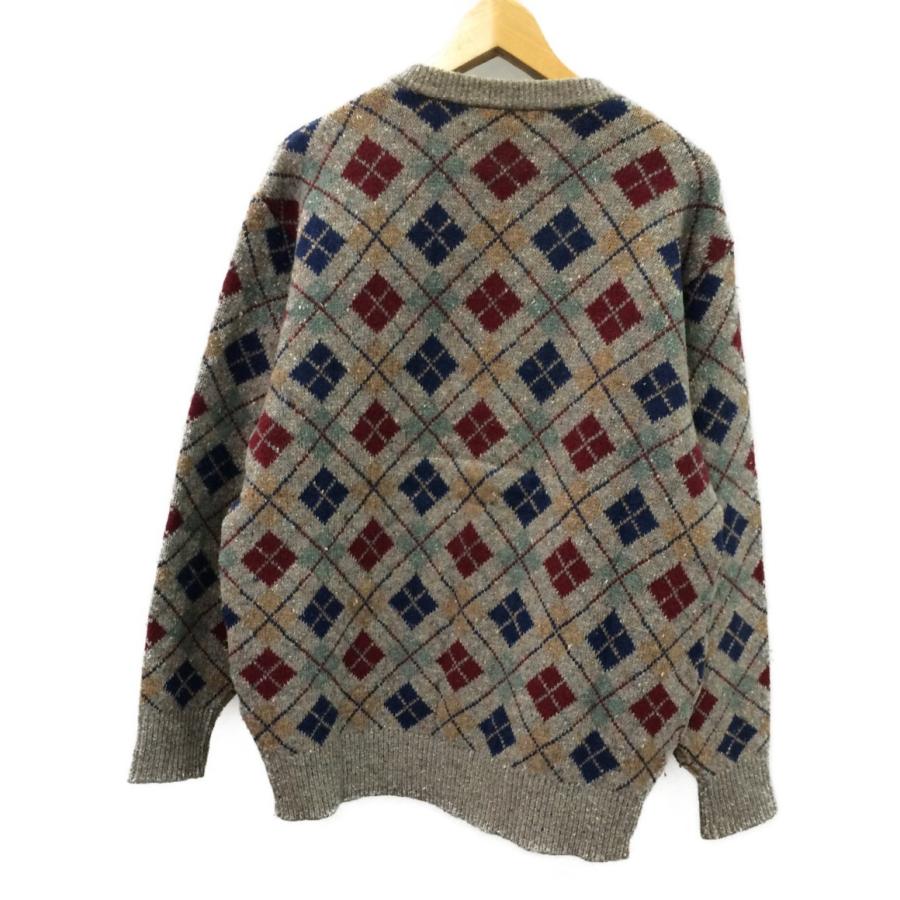 アクアスキュータム 長袖ニットセーター LEISURE メンズ SIZE L (L
