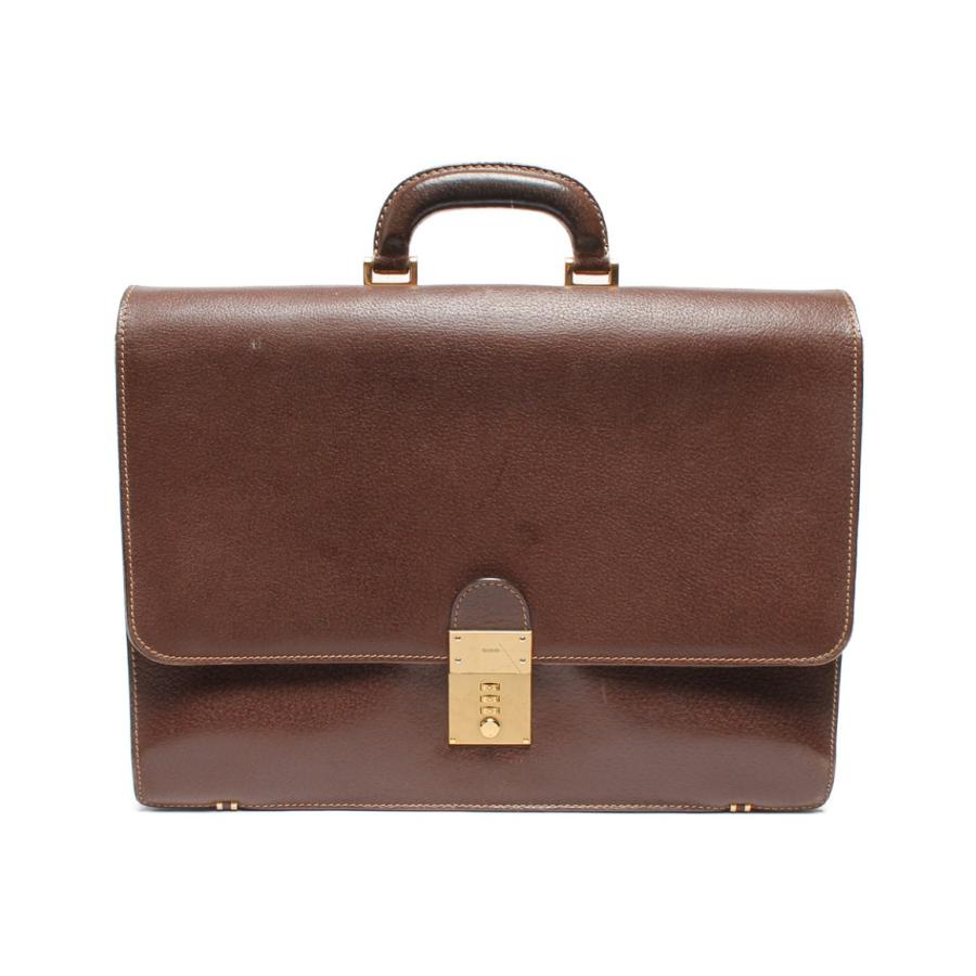 グッチ レザー ビジネスバッグ オールド メンズ Gucci 中古 A Hugall Fashion ハグオール 通販 Yahoo ショッピング