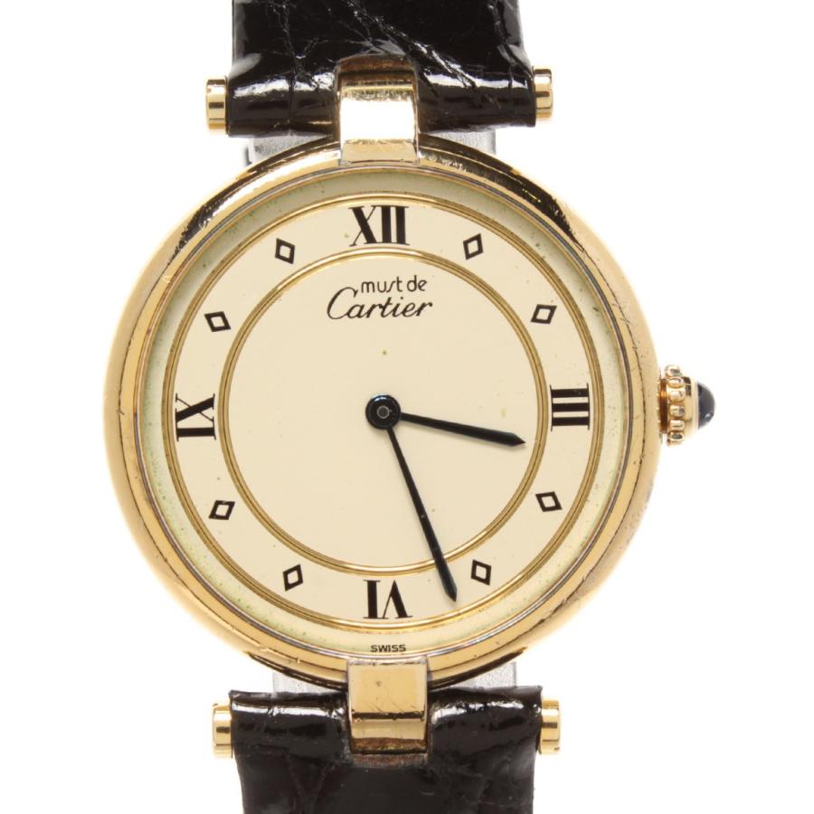 カルティエ 腕時計 ヴェルメイユ クオーツ メンズ Cartier 中古 A Hugall Fashion ハグオール 通販 Yahoo ショッピング