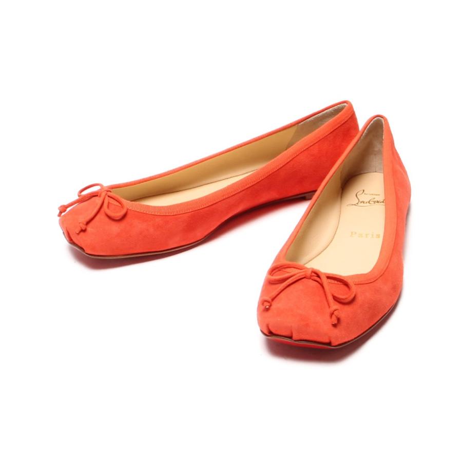 美品 クリスチャンルブタン フラットシューズ スエード レディース