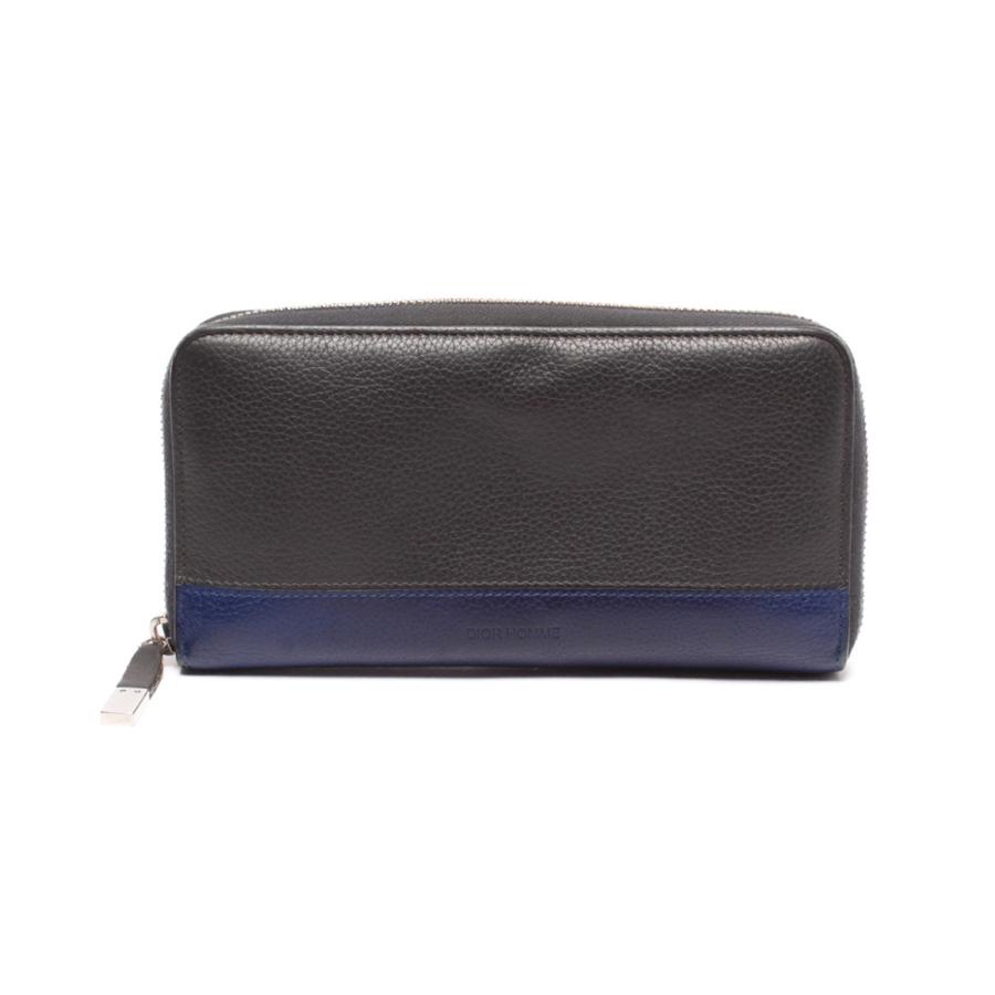 ディオールオム ラウンドファスナー長財布 メンズ Dior Homme 中古 A Hugall Fashion ハグオール 通販 Yahoo ショッピング