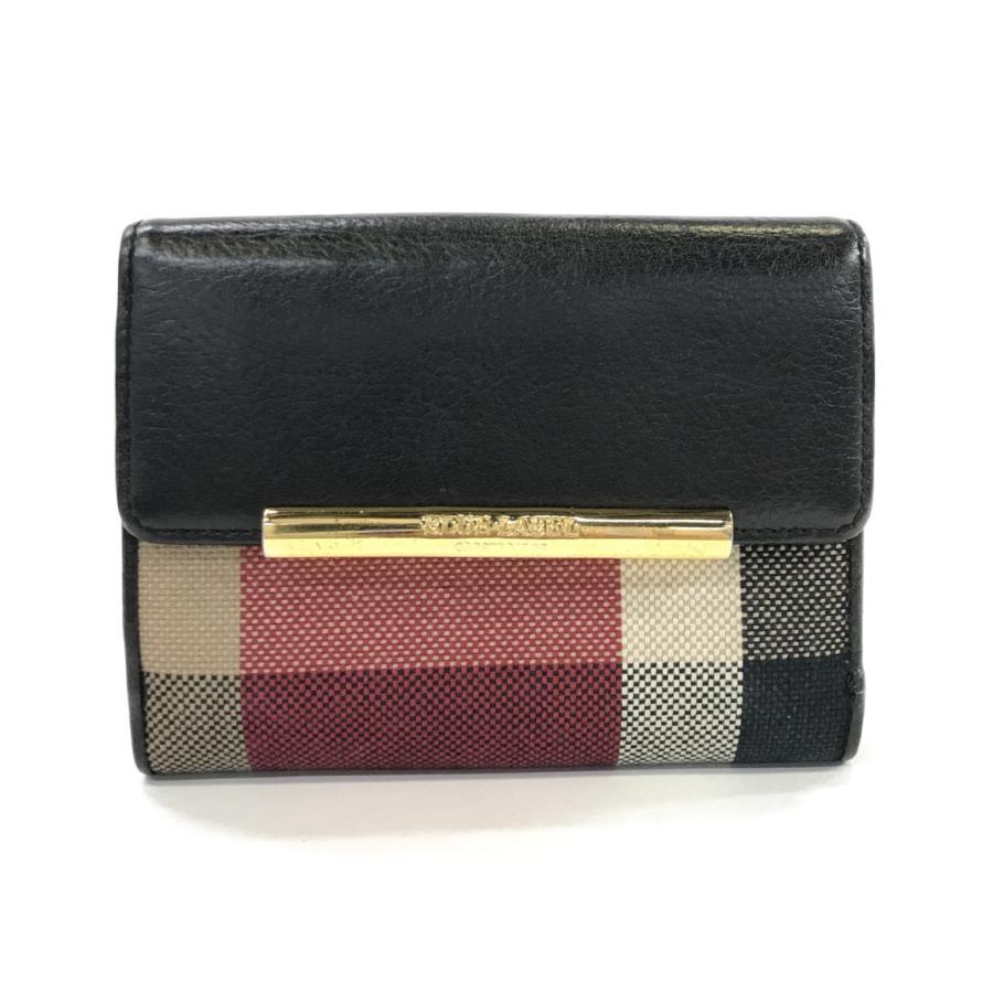 ブルーレーベルクレストブリッジ 二つ折り財布 レディース Blue Label Crestbridge 中古 A Hugall Fashion ハグオール 通販 Yahoo ショッピング