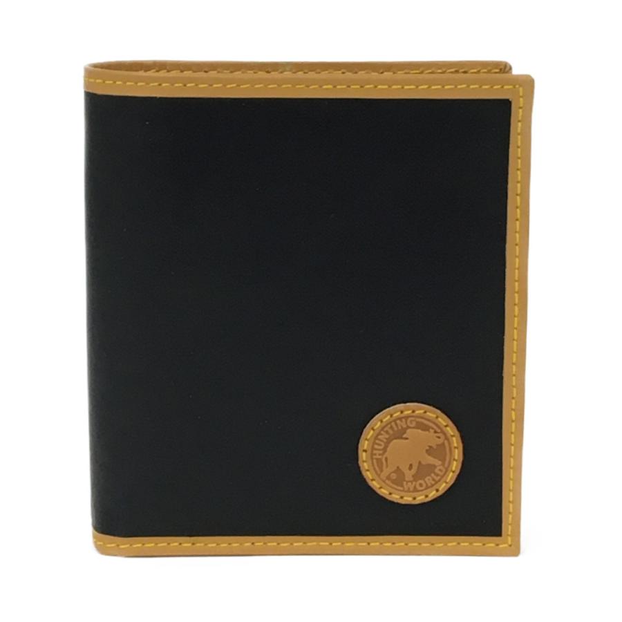未使用 Hunting World 二つ折り財布 BLACK